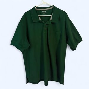 Men's Duluth Trading Co Dark Pine Polo Shirt 2XL